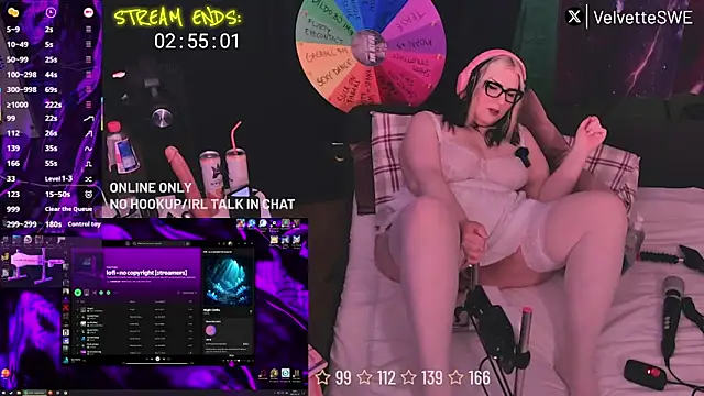 VelvetteSWE online show from 26, 6, 2026
