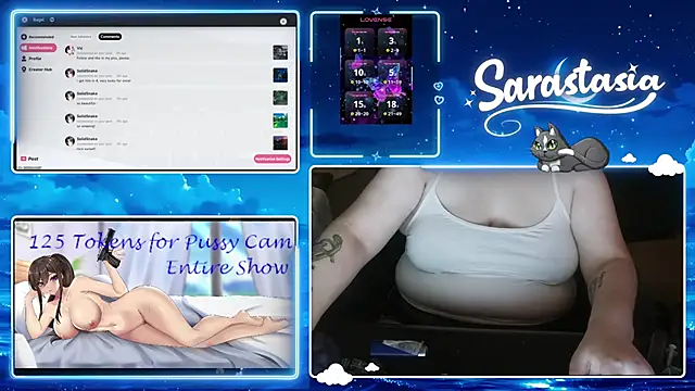 Snapshot of Sarastasia417 chatting on 30, 6, 2026 Sarastasia417 online show from 30, 6, 2026