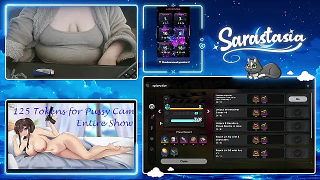 Snapshot of Sarastasia417 chatting on 17, 6, 2026 Sarastasia417 online show from 17, 6, 2026