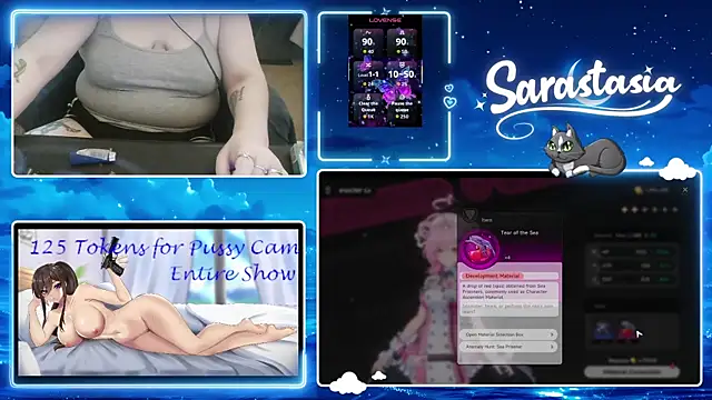 Snapshot of Sarastasia417 chatting on 16, 6, 2026 Sarastasia417 online show from 16, 6, 2026