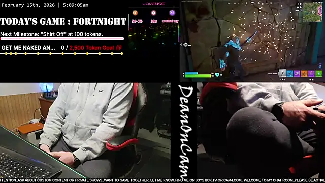 DeanonCam online show from 15, 2, 2026