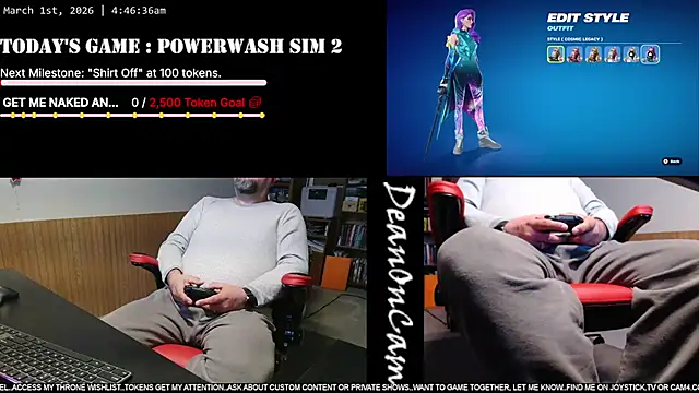 DeanonCam online show from 1, 3, 2026