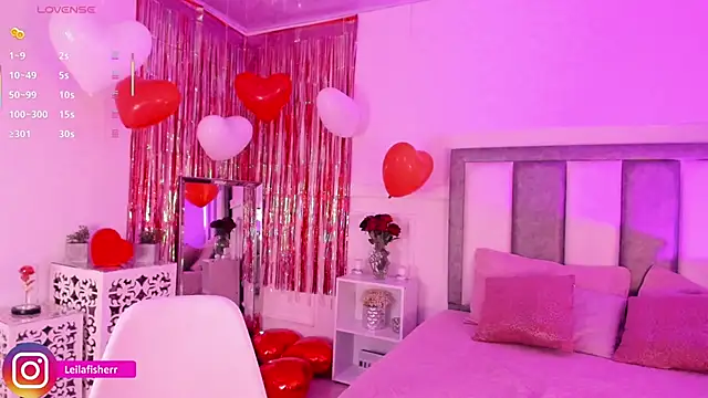 Leilafisherr online show from 15, 2, 2026