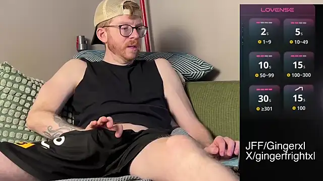 Snapshot of Gingerxl8 chatting on 23, 5, 2026 Gingerxl8 online show from 23, 5, 2026