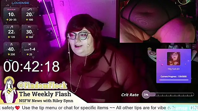 RileySynn online show from 13, 6, 2026