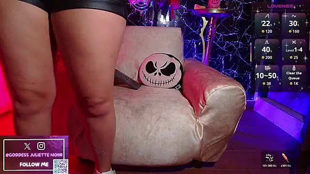 GoddessJulietteNoiir online show from 7, 4, 2026