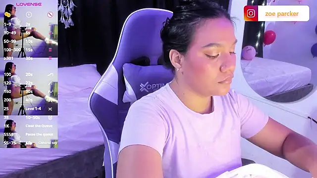 ZoeParcker online show from 5, 3, 2026