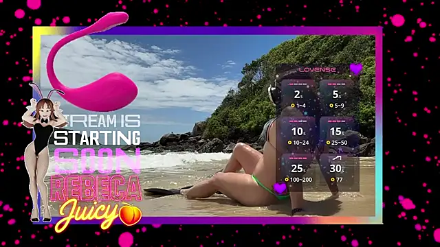 RebecaJuicyts online show from 9, 3, 2026