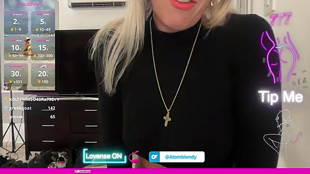 AtomBlondy online show from 18, 3, 2026