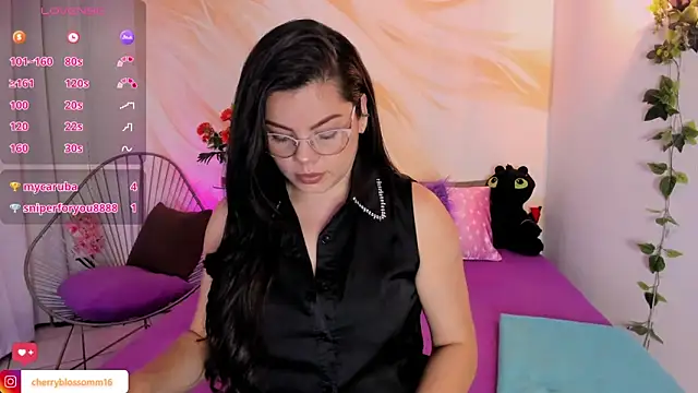 Snapshot of cherryblossomm01 chatting on 6, 4, 2026 cherryblossomm01 online show from 6, 4, 2026