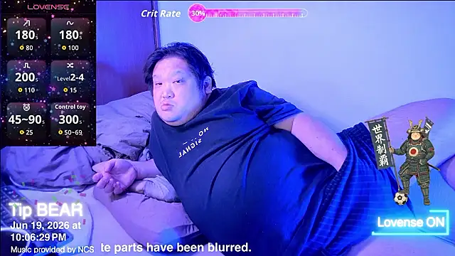 ChubbyBEAR039 online show from 19, 6, 2026