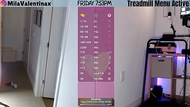 MilaValentina online show from 28, 2, 2026