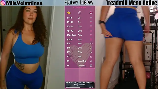 MilaValentina online show from 29, 5, 2026