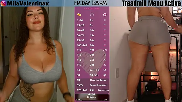 MilaValentina online show from 3, 7, 2026