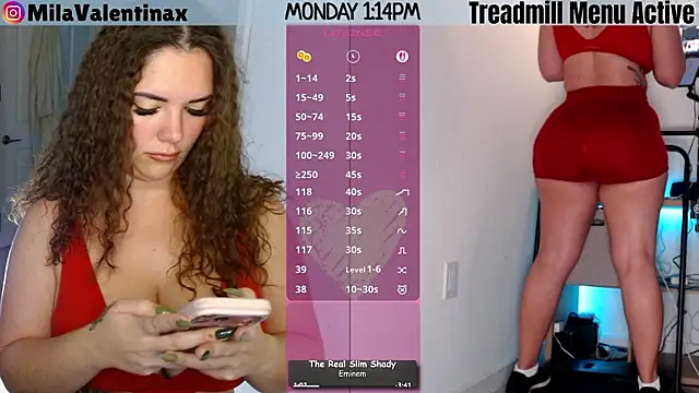 MilaValentina online show from 9, 3, 2026