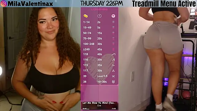 MilaValentina online show from 11, 6, 2026