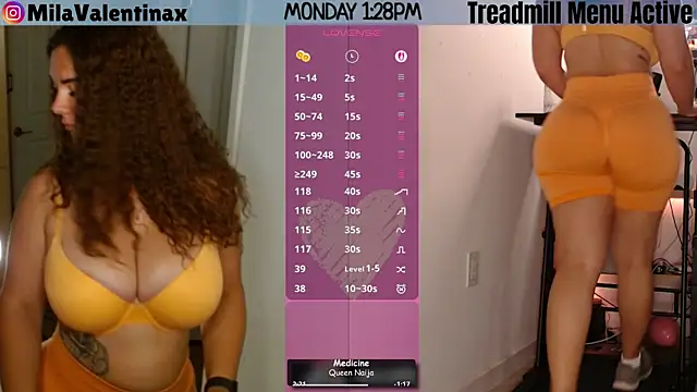 MilaValentina online show from 18, 5, 2026