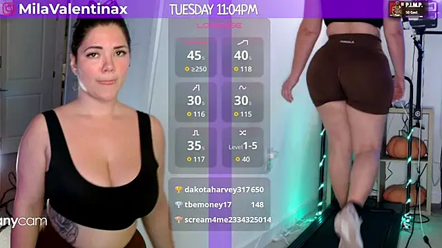 MilaValentina online show from 29, 1, 2025