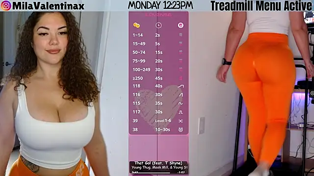 MilaValentina online show from 23, 2, 2026