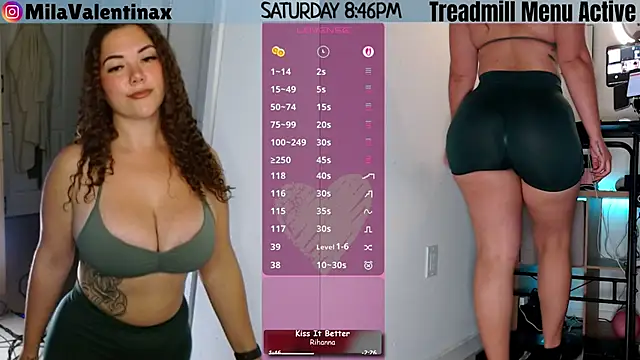 MilaValentina online show from 12, 4, 2026