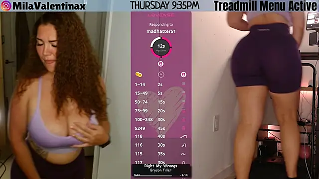 MilaValentina online show from 15, 5, 2026