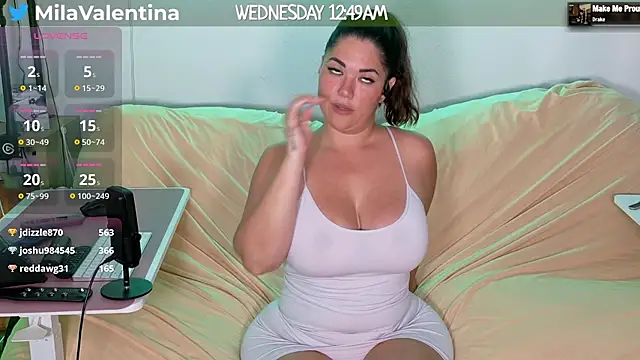 MilaValentina online show from 12, 3, 2025