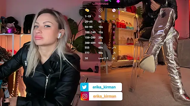 Erika Kirman online show from 11, 1, 2026