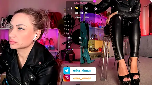 Erika Kirman online show from 6, 11, 2025