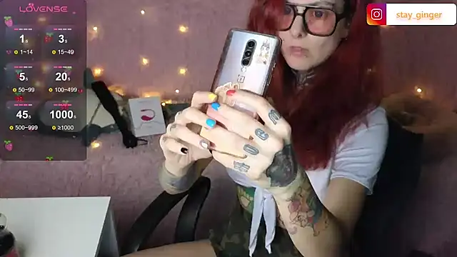 Ginger Stay online show from 2, 3, 2025