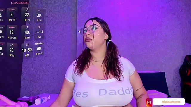 DanniaMonroee online show from 18, 12, 2025