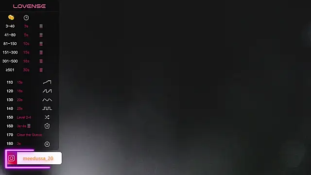 meedussa 20  online show from 17, 1, 2026