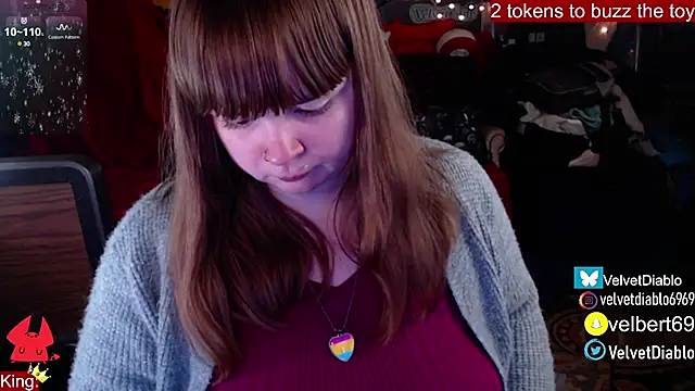 VelvetDiablo online show from 22, 1, 2025