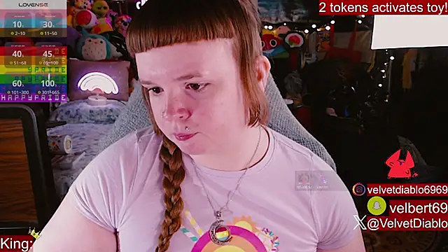Snapshot of VelvetDiablo chatting on 11, 6, 2026 VelvetDiablo online show from 11, 6, 2026