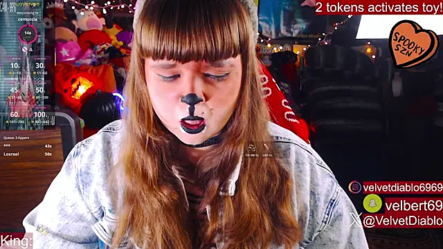 VelvetDiablo online show from 21, 10, 2025
