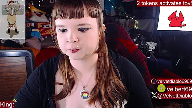 VelvetDiablo online show from 3, 12, 2025