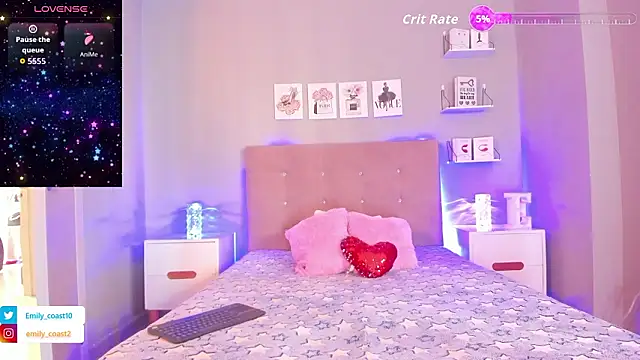 EmilyCoast-1 online show from 16, 2, 2026