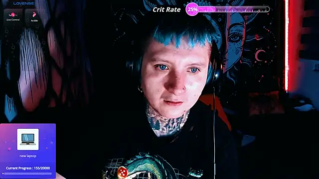 Marieblueeyes online show from 11, 4, 2026