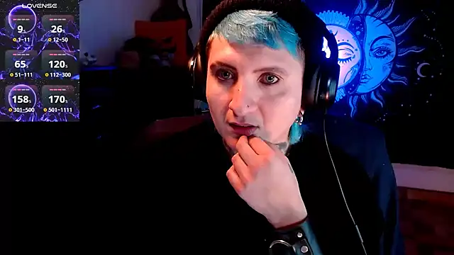 Marieblueeyes online show from 20, 2, 2025