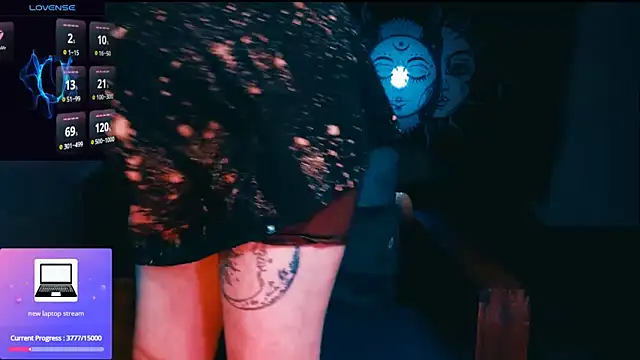 Marieblueeyes online show from 11, 3, 2026