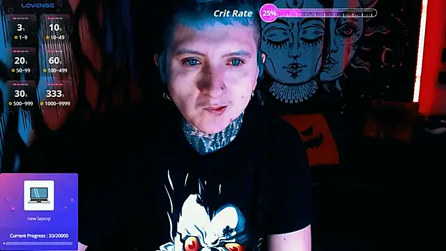 Marieblueeyes online show from 9, 4, 2026