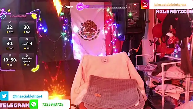 LaInsaciableIntensa online show from 14, 6, 2026