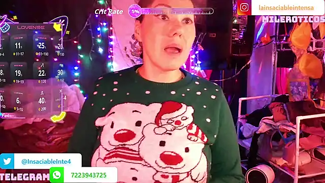 LaInsaciableIntensa online show from 13, 4, 2026