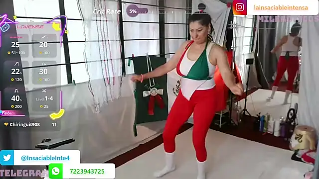 LaInsaciableIntensa online show from 15, 9, 2025