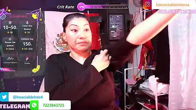 Snapshot of LaInsaciableIntensa chatting on 23, 5, 2026 LaInsaciableIntensa online show from 23, 5, 2026