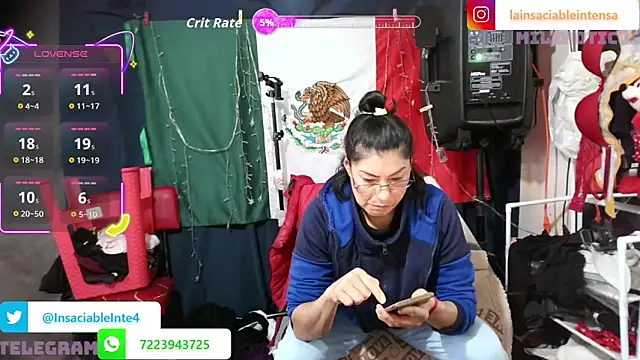 Snapshot of LaInsaciableIntensa chatting on 24, 5, 2026 LaInsaciableIntensa online show from 24, 5, 2026