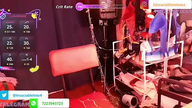 Snapshot of LaInsaciableIntensa chatting on 16, 5, 2026 LaInsaciableIntensa online show from 16, 5, 2026
