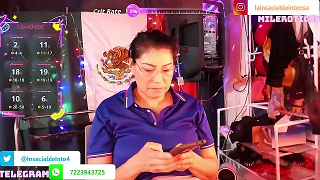 Snapshot of LaInsaciableIntensa chatting on 26, 4, 2026 LaInsaciableIntensa online show from 26, 4, 2026