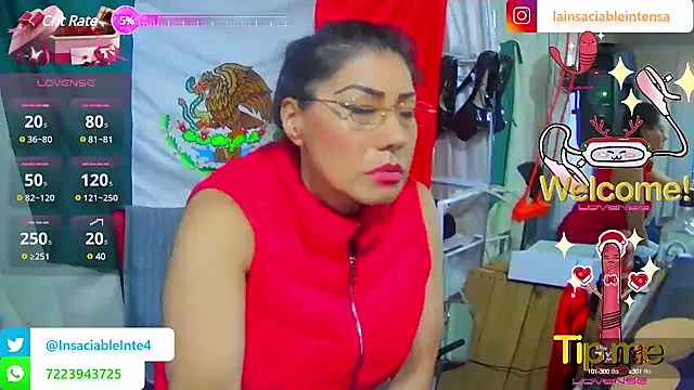 LaInsaciableIntensa online show from 9, 3, 2025