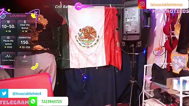 Snapshot of LaInsaciableIntensa chatting on 3, 5, 2026 LaInsaciableIntensa online show from 3, 5, 2026
