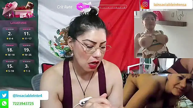 LaInsaciableIntensa online show from 16, 3, 2025